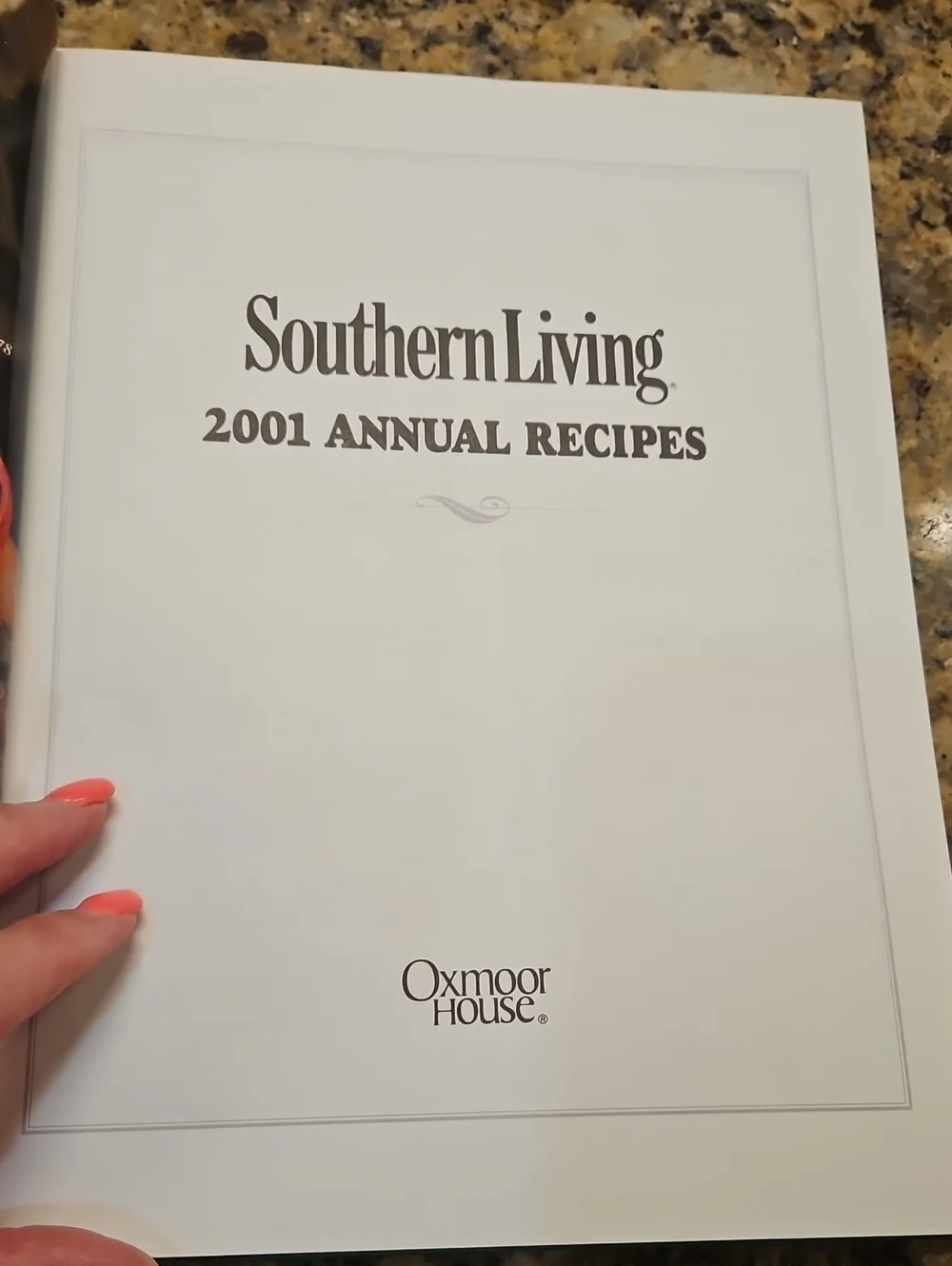Southern Living 2001 Annual Recipes Cookbook 368 Pages Like New